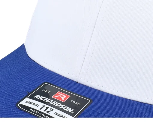 112 Combination White/Royal Trucker - Richardson