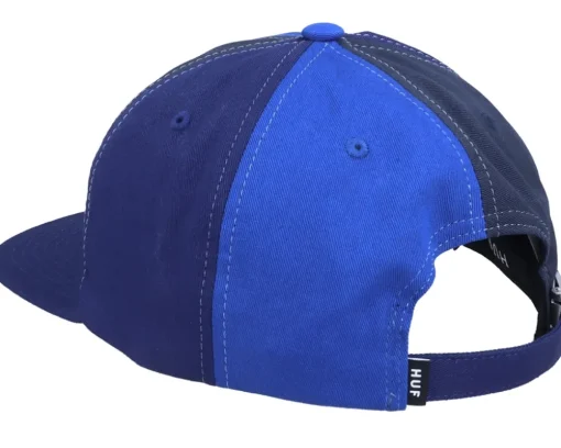 99 Logo 6 Panel Hat Navy Strapback - HUF