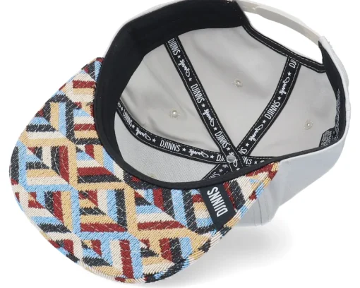 6 Panel Snapback Cp Tritri Rev. Light Grey - Djinns