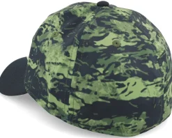 6 Panel Stretch Hat Embossed Tiger Camo Green-s/M - Oakley
