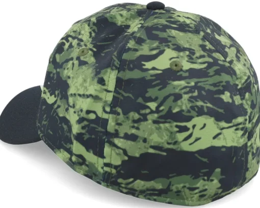 6 Panel Stretch Hat Embossed Tiger Camo Green-s/M - Oakley