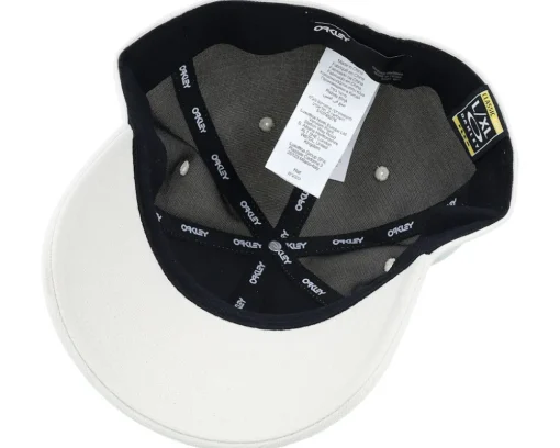 6 Panel Stretch Metallic Hat Mist/Black Flexfit - Oakley