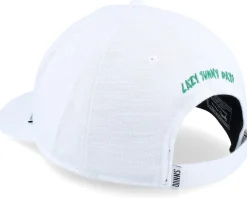 6 Panel Truefit Cap Lazy Piquet White Adjustable - Djinns