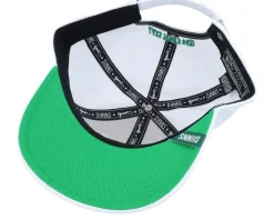 6 Panel Truefit Cap Lazy Piquet White Adjustable - Djinns