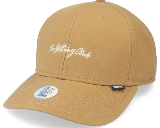 6 Panel Truefit Dnc Sanded Canvas Brown Adjustable - Djinns