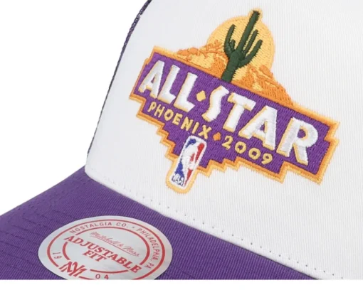 2009 Phoenix All Star Weekend White/Purple Trucker - Mitchell & Ness