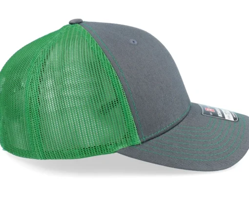 112 Split Charcoal/Kelly Trucker - Richardson