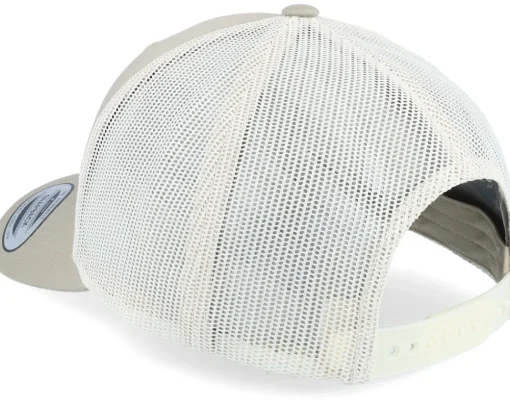 2 tone Palekhaki/Birch Retro Trucker - Yupoong