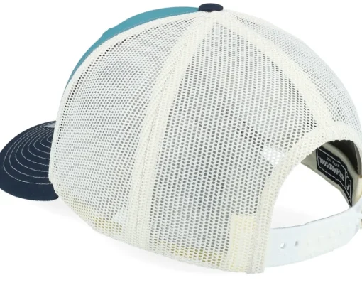 112 Tri Blue Teal/Birch/Navy Trucker - Richardson