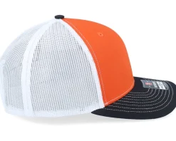 112 Tri Orange/White/Black Trucker - Richardson