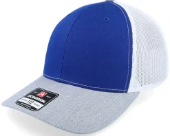 112 Tri Royal/White/Heather Grey Trucker - Richardson