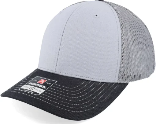 112 Tri Royal/White/Heather Grey Trucker - Richardson