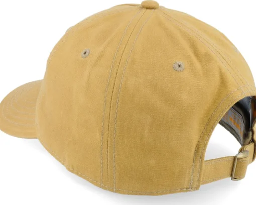 436 Waxed Cotton Dark Tan Dad Cap - Richardson