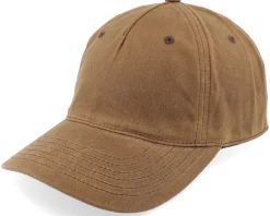 436 Waxed Cotton Dark Tan Dad Cap - Richardson