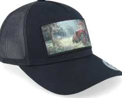 Abandoned Tractor Black A-Frame Trucker - Iconic