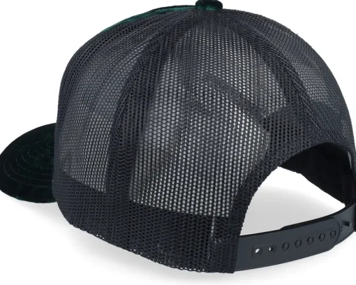Abandoned Tractor Velvet Green/Black A-Frame Trucker - Calza Pennello