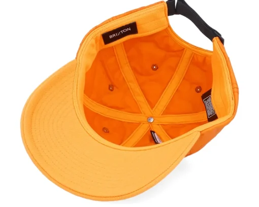 Abraham X Mp Tactical Hat Burnt Orange Dad Cap - Brixton