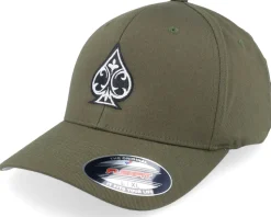 Ace Of Spades Olive Flexfit - Iconic