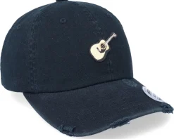 Acoustic Guitar Patch Black Destroyed Dad Cap - Abducted