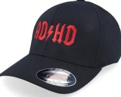 Adhd Wooly Combed Black Flexfit - Iconic