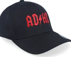 Adhd Wooly Combed Black Flexfit - Iconic