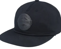 Adventures Expeditions Black Patch Black Rope Snapback - Wild Spirit