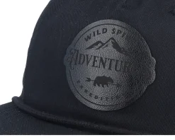 Adventures Expeditions Black Patch Black Rope Snapback - Wild Spirit