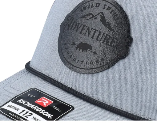 Adventures Expeditions Heather Grey/Blk Rope A-Frame Trucker - Wild Spirit