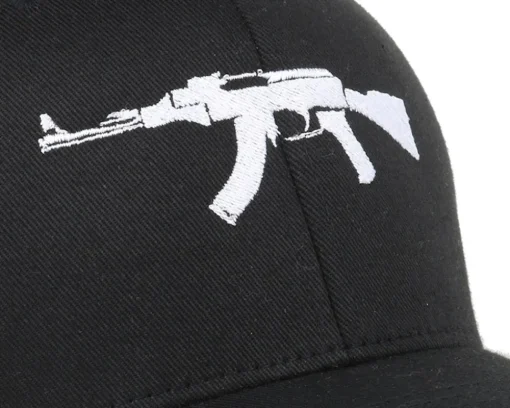 AK47 Black Flexfit - GUNS n SKULLS