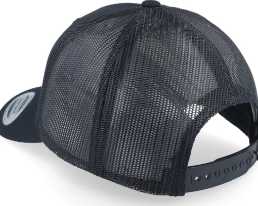 Albanian Eagle Patch Black Trucker - Iconic