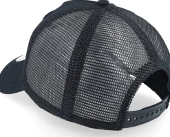 Albanian Eagle Patch Black A-frame Trucker - Iconic