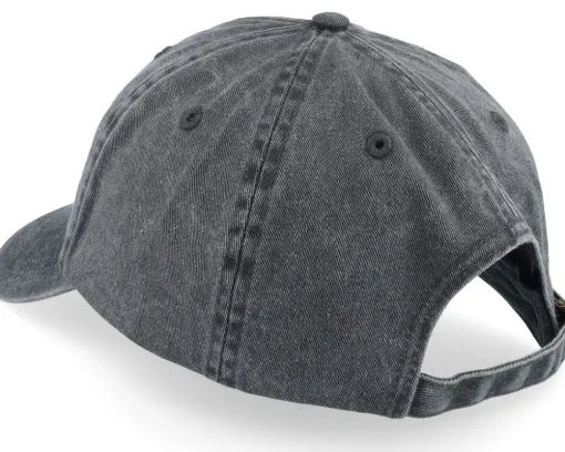 Albanian Eagle Patch Black Washed Dad Cap - Iconic
