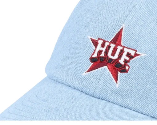 All Star 6 Panel Cv Hat Light Blue Dad Cap - HUF