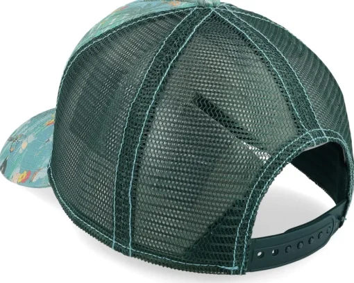 Aloha Print Green Aloha Print Trucker - Stetson
