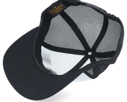 Alpha Lion Retro Black/White/Black Trucker - Iconic
