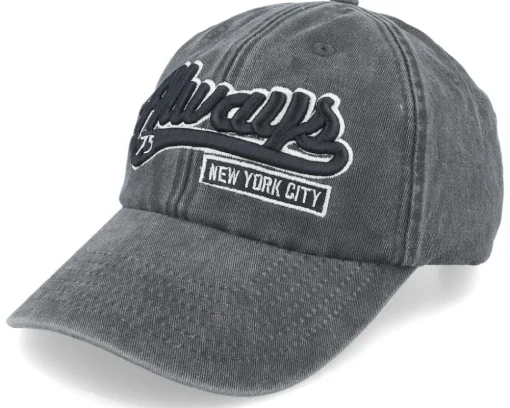 Always New York Washed Red Dad Cap - Iconic