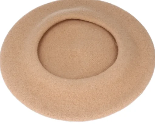 Amelie Wool Sand Beret - CTH Ericson
