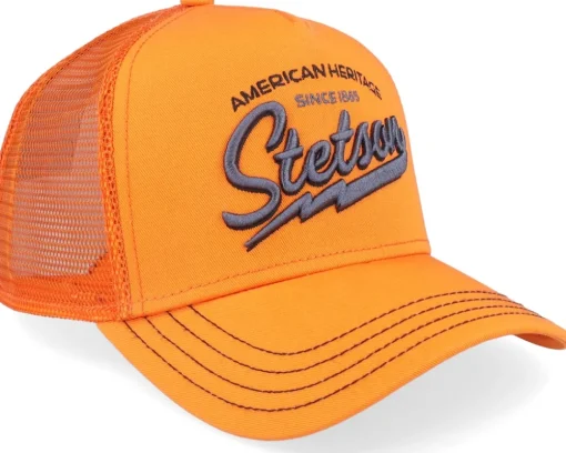 American Heritage Classic Orange Trucker - Stetson