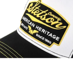 American Heritage White/Black Trucker - Stetson