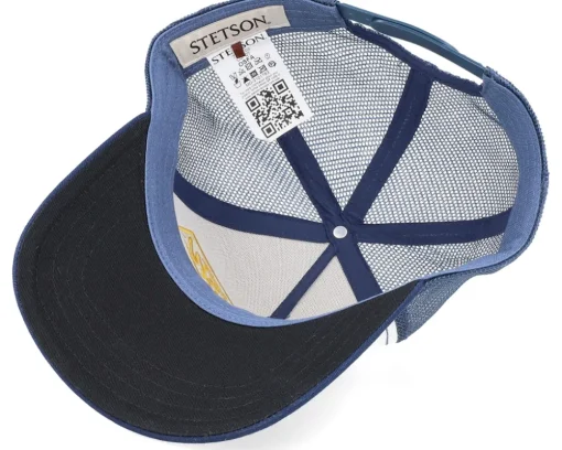 American Heritage White/Navy Trucker - Stetson