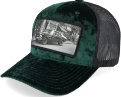 American Muscle Classic Car Velvet Black A-Frame Trucker - Calza Pennello
