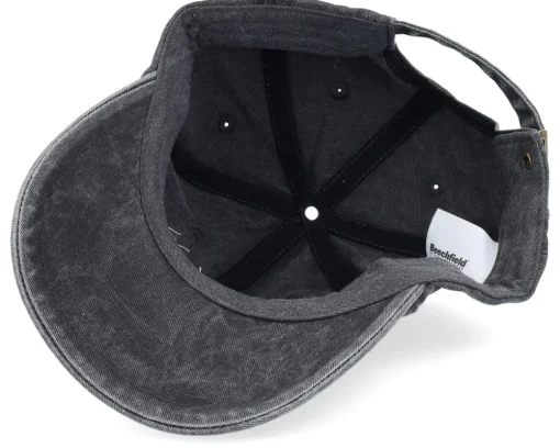 Amsterdam Holland Washed Black Dad Cap - Iconic