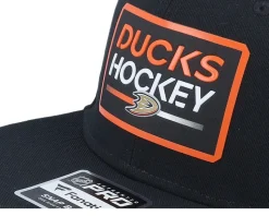 Anaheim Ducks Authentic Pro Prime Beanie Athletic Black Snapback - Fanatics