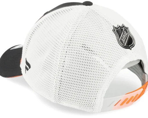Anaheim Ducks Authentic Pro Draft Podium Black/White Trucker - Fanatics