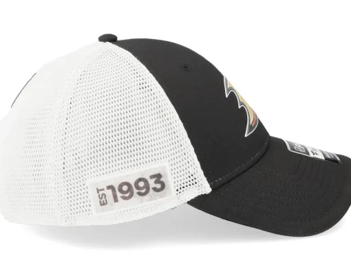 Anaheim Ducks Authentic Pro Draft Podium Black/White Trucker - Fanatics