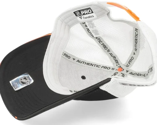 Anaheim Ducks Authentic Pro Draft Podium Black/White Trucker - Fanatics