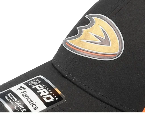 Anaheim Ducks Authentic Pro Draft Podium Black/White Trucker - Fanatics