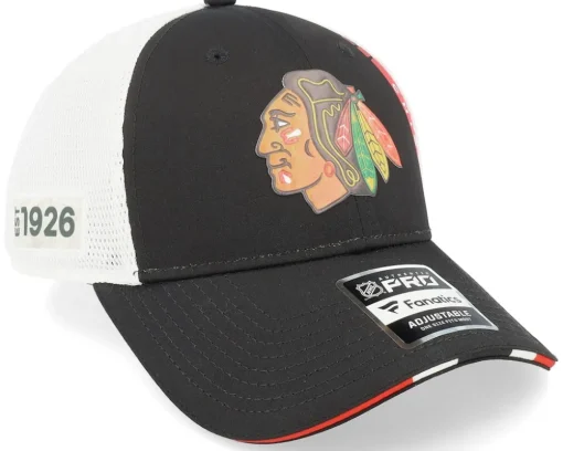 Anaheim Ducks Authentic Pro Draft Podium Black/White Trucker - Fanatics