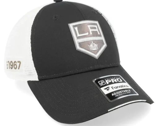 Anaheim Ducks Authentic Pro Draft Podium Black/White Trucker - Fanatics