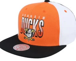 Anaheim Ducks Billboard 2 Orange/Black Snapback - Mitchell & Ness